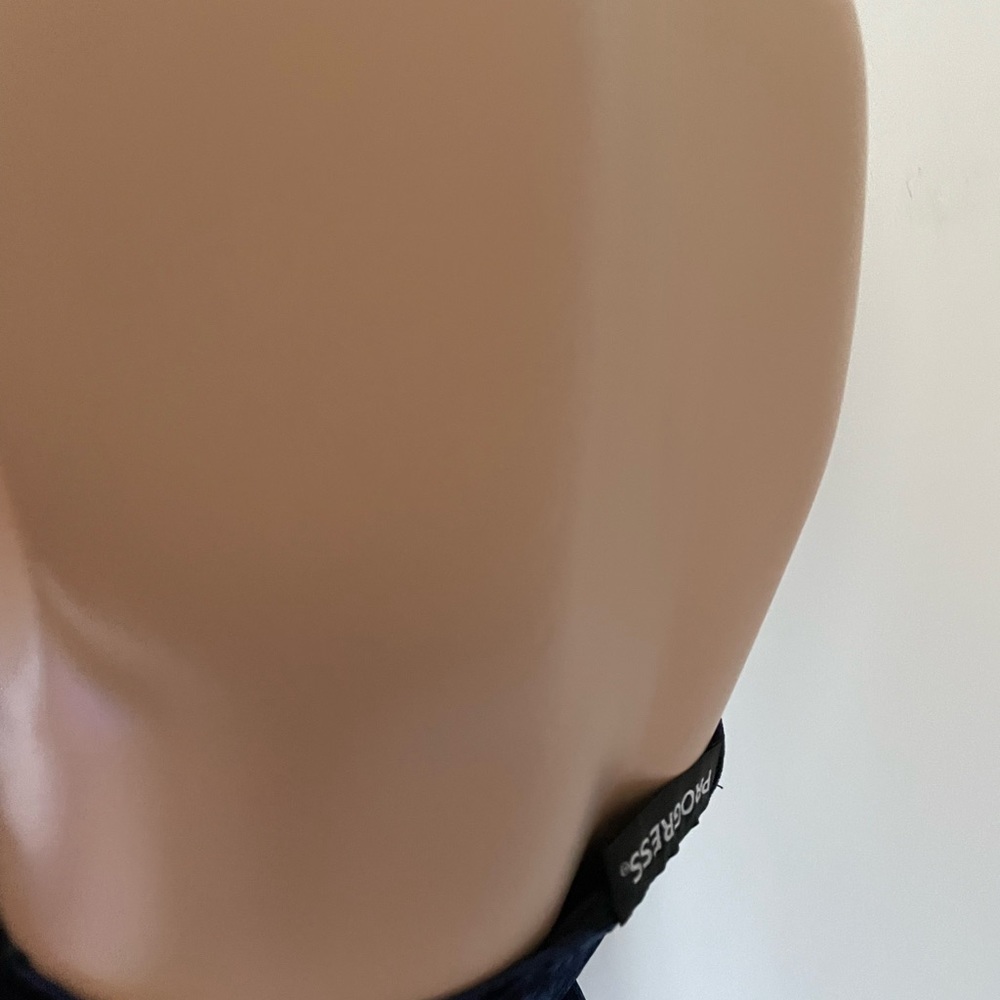 Crushed velvet!! 🪩 S M Vintage stretch bodycon maxi backless high neck … - Picture 6 of 10